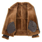 Men’s Classic B3 Original Sheepskin Jacket Brown Ginger