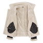 Men’s Classic B3 Original Sheepskin Jacket Brown White
