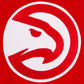 Atlanta Hawks - JH Design Fleece Jacket with Faux Leather Sleeves - Red/White