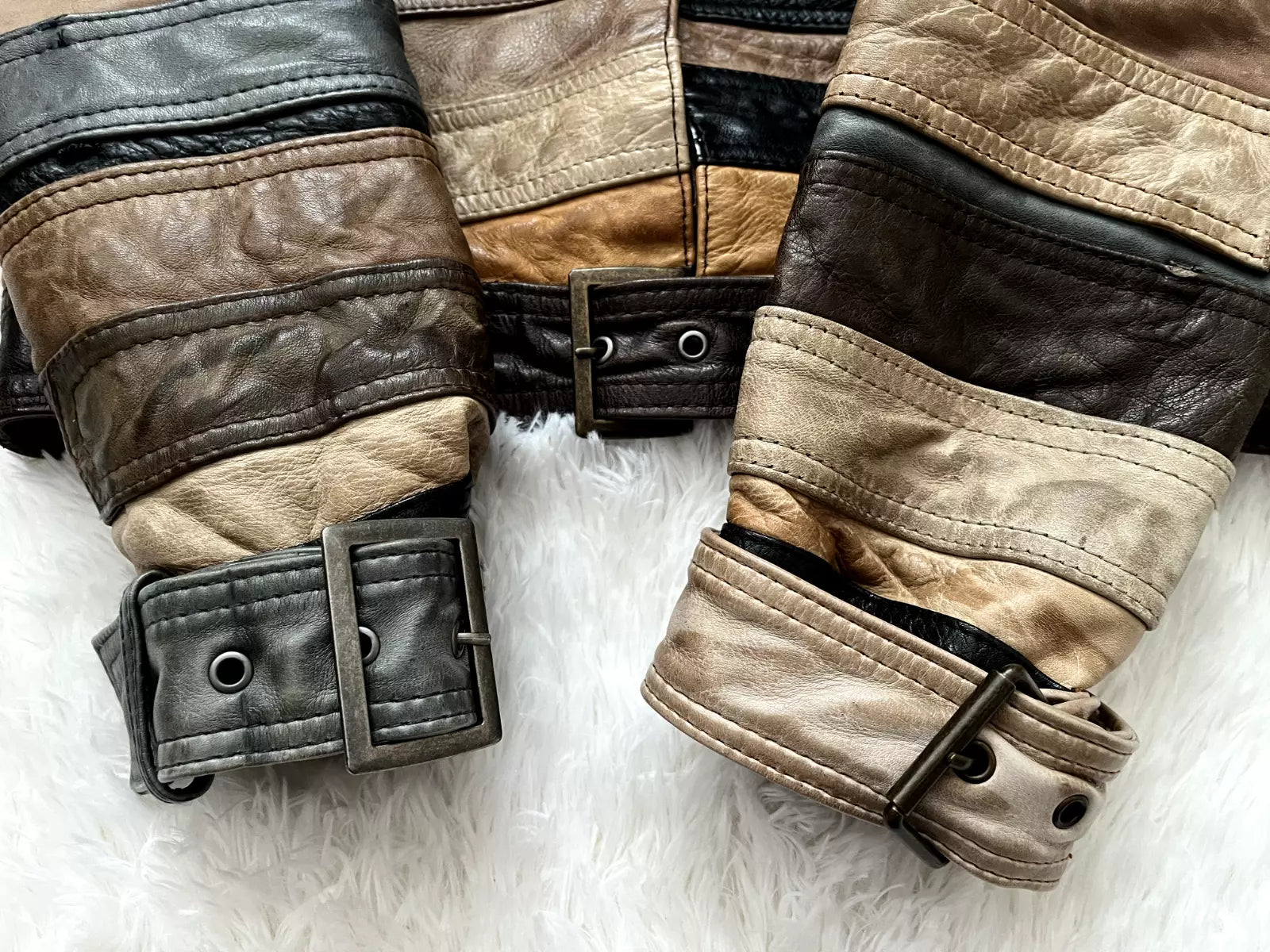 Primum Quality Maison Margiela x H&M Belted Genuine Leather Jacket