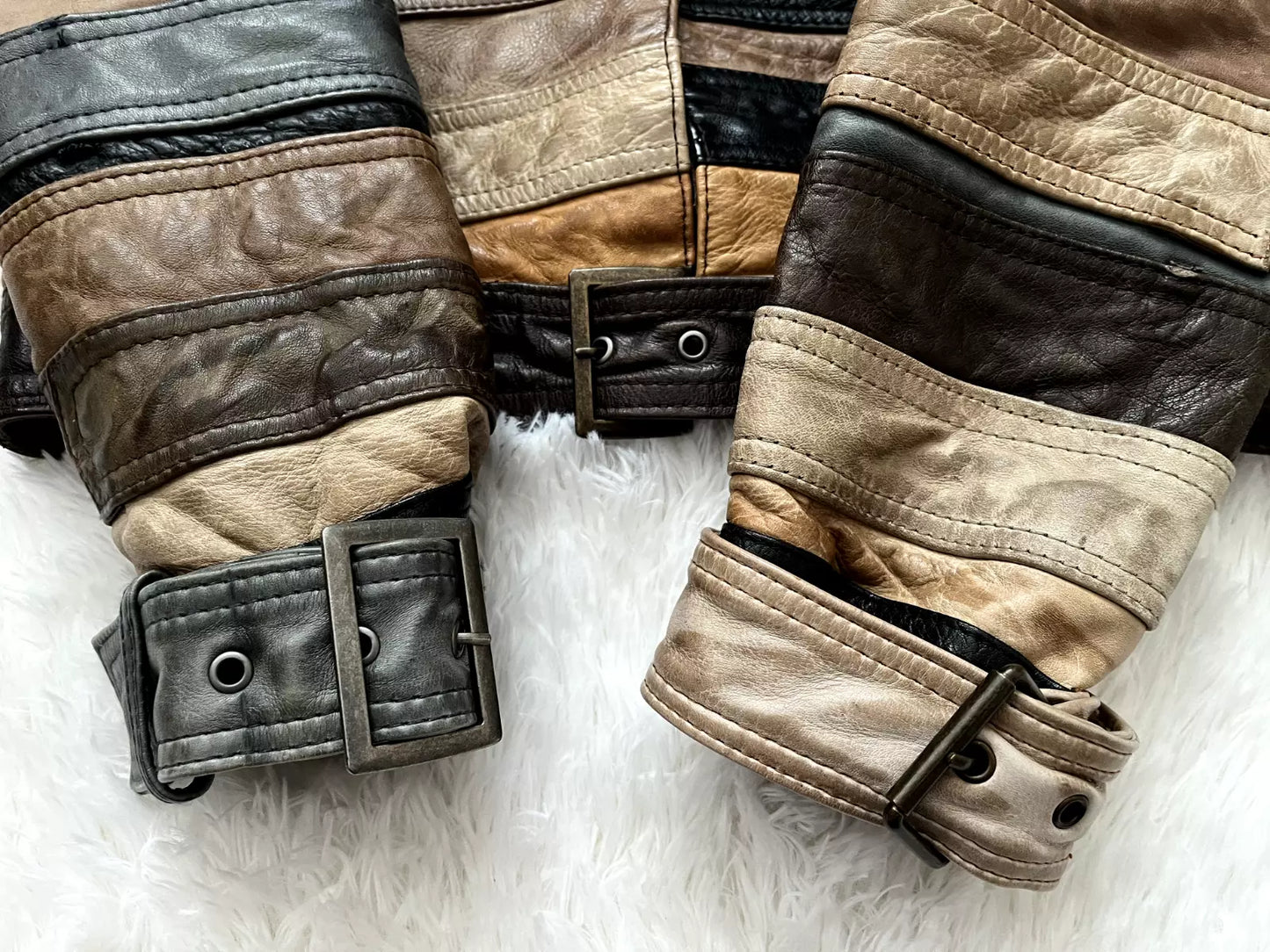 Primum Quality Maison Margiela x H&M Belted Genuine Leather Jacket