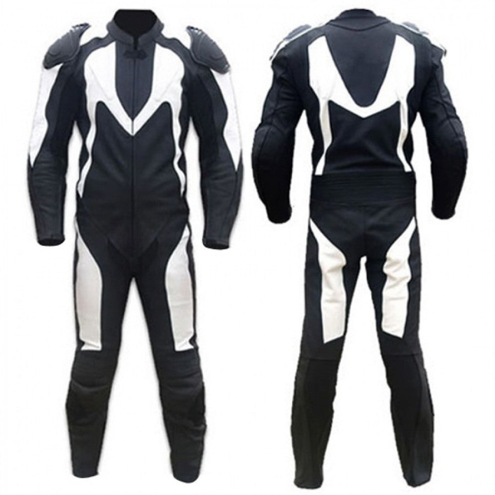 Motorbike Suit (Black-White)