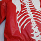 Supreme Vanson Leather X Bones Jacket (Red-White)