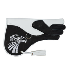 Pack of 10 Custom Left-Hand Falconry Gloves – Natural Leather Eagle, Hawk & Bird Handling Gloves for Cold Weather Training (Wholesale)