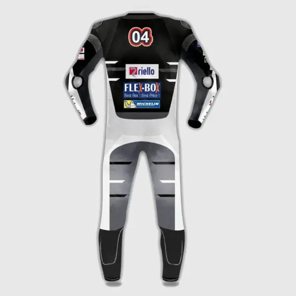 Andrea Dovizioso Ducati Motorcycle MotoGP Black Leather-Suit