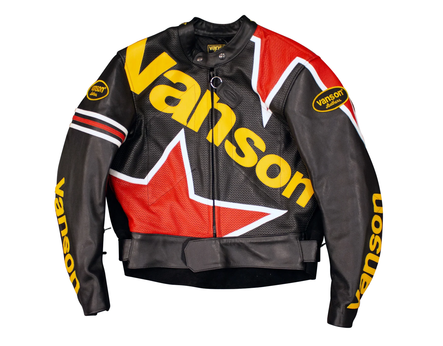 Vanson Cobra Star Premium Leather Jacket – Bold Motorcycle Biker Style
