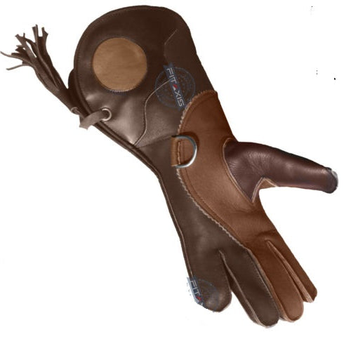 Wholesale Pack of 10 Left-Hand Falconry Gloves | Natural Leather Eagle, Hawk & Raptor Handling Gloves