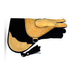 Pack of 10 Left Hand Falconry Gloves | Custom Suede Leather | Professional Bird Handling Gloves
