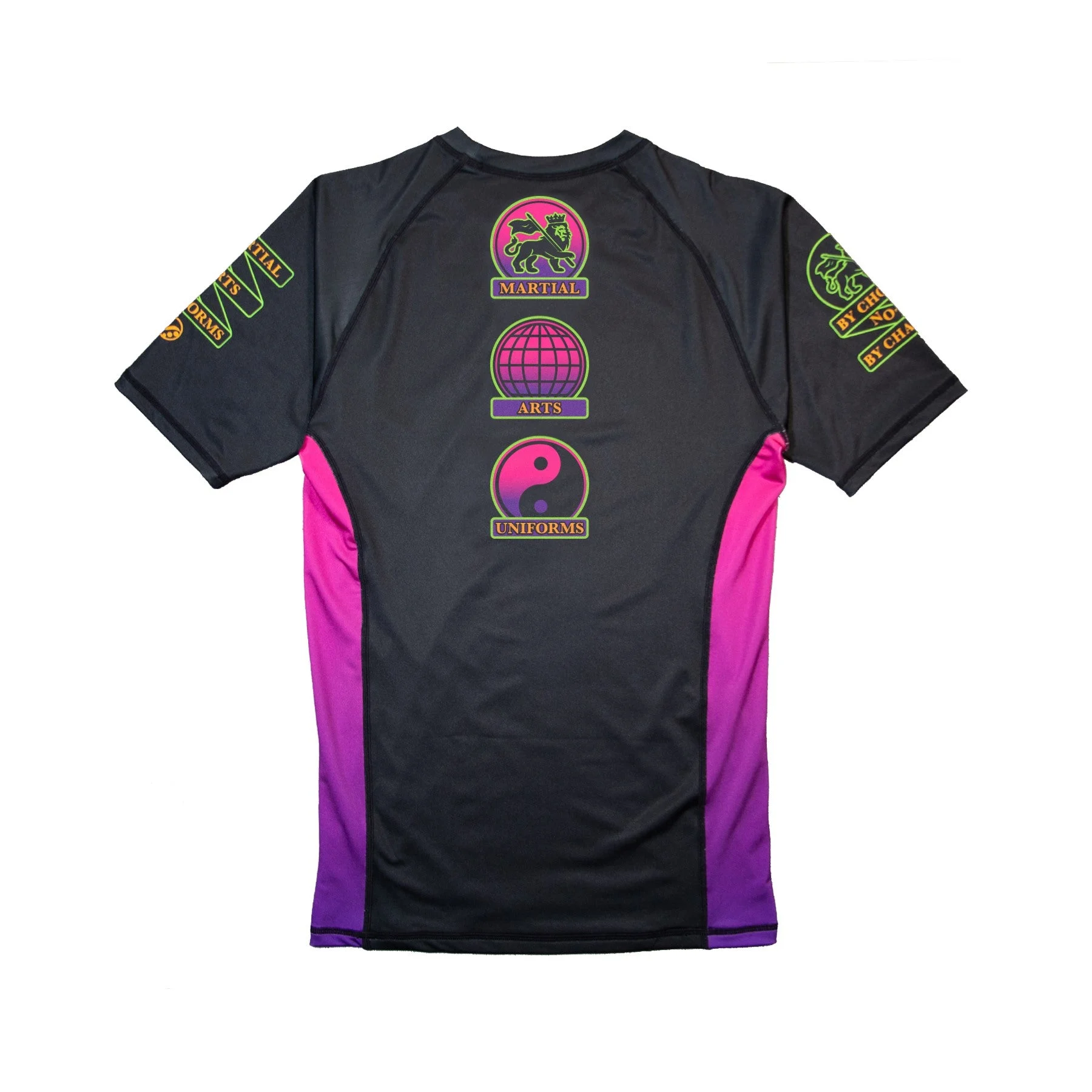 TWO PAIRS Shoyoroll 2019 CS Q1 BJJ and NoGI Shoyoroll Batch 146 BlackSTAR Retro Training Rash guard SS Discount Deal