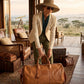 VTG Polo Ralph Lauren Light Brown Genuine Leather Duffel Heritage Travel Bags