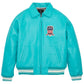 Men’s Avirex Leather Jacket Iconic Avirex Jacket (Blue Green)
