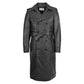 Primum Quality Mens Leather 3/4 Length Classic Coat Jimmy Black
