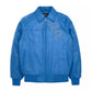 Men's Blue Pelle Pelle Stones Bomber  Genuine Leather Jacket