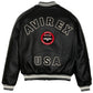 Men's Avirex Stadium Leather Jacket Las Vegas  Avirex jacket (Black)