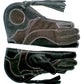 Pack of 5 Left-Hand Falconry Gloves – Premium Nubuck Leather Bird Handling Gloves for Eagles, Hawks & Raptor