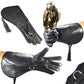 Pack of 10 Custom Left-Hand Falconry Gloves | Durable Natural Leather Eagle & Bird Handling Gloves for Cold Weather Use