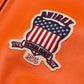 Men's Avirex Leather Jacket Iconic Avirex jacket (Orange )