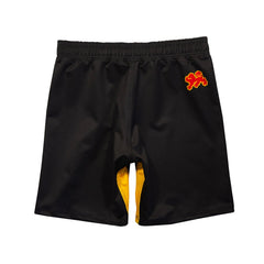 TWO PAIRS Shoyoroll Batch 146 Black STAR Retro Rash guards LS & MMA Shorts set