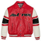 Men's Avirex Carolina Red LEGEND USA Real Bomber American Flight Leather Jackets