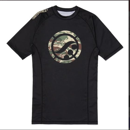 Shoyoroll Training Rash Guard SS (BF20) Camo Black