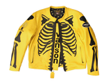 Special Edition Vanson Leather X Bones Jacket ( Yellow- Black )