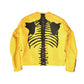 Special Edition Vanson Leather X Bones Jacket ( Yellow- Black )