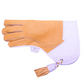 “5-Pack Left-Hand Falconry Gloves – Premium Nubuck Leather Bird Handling Gloves”
