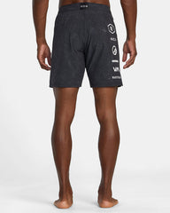 Shoyoroll RVCA Ruotolo 17" Technical Training Shorts Black